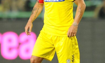 Di Natale Antonio Udinese 2013 maglia gialla 2013 azione ifa